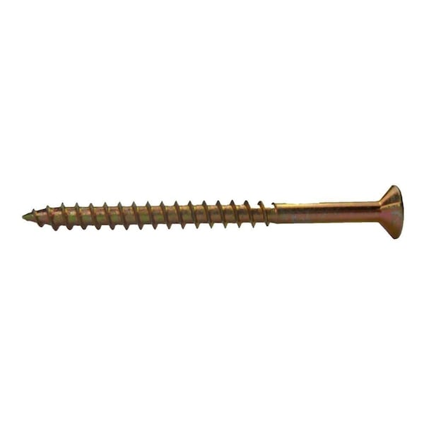 Grip-Rite Deck Screw, #6 x 2 in, Flat Head, Phillips Drive 2GS25BK